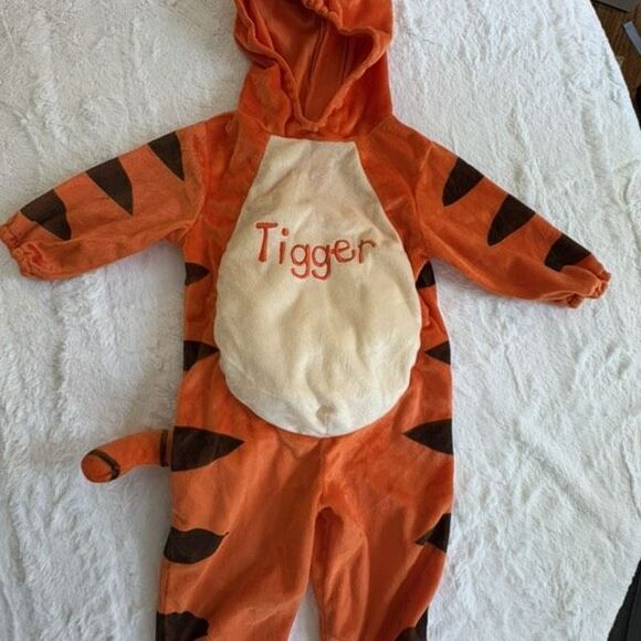 Disney Winnie The Pooh Tigger Costume Size 9-12 Months - Picture 1 of 7